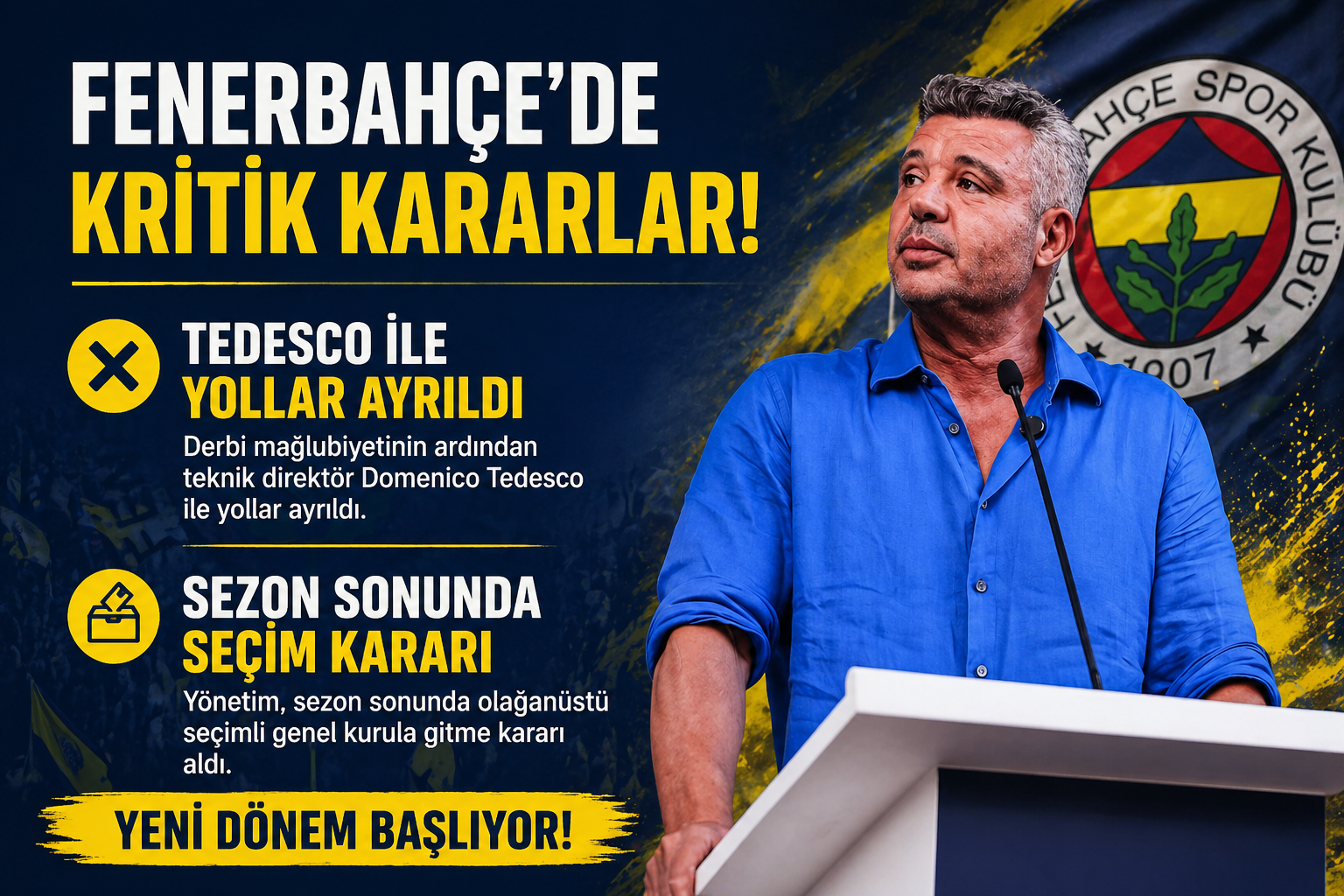 Fenerbahçe’de Flaş Seçim Kararı Alındı