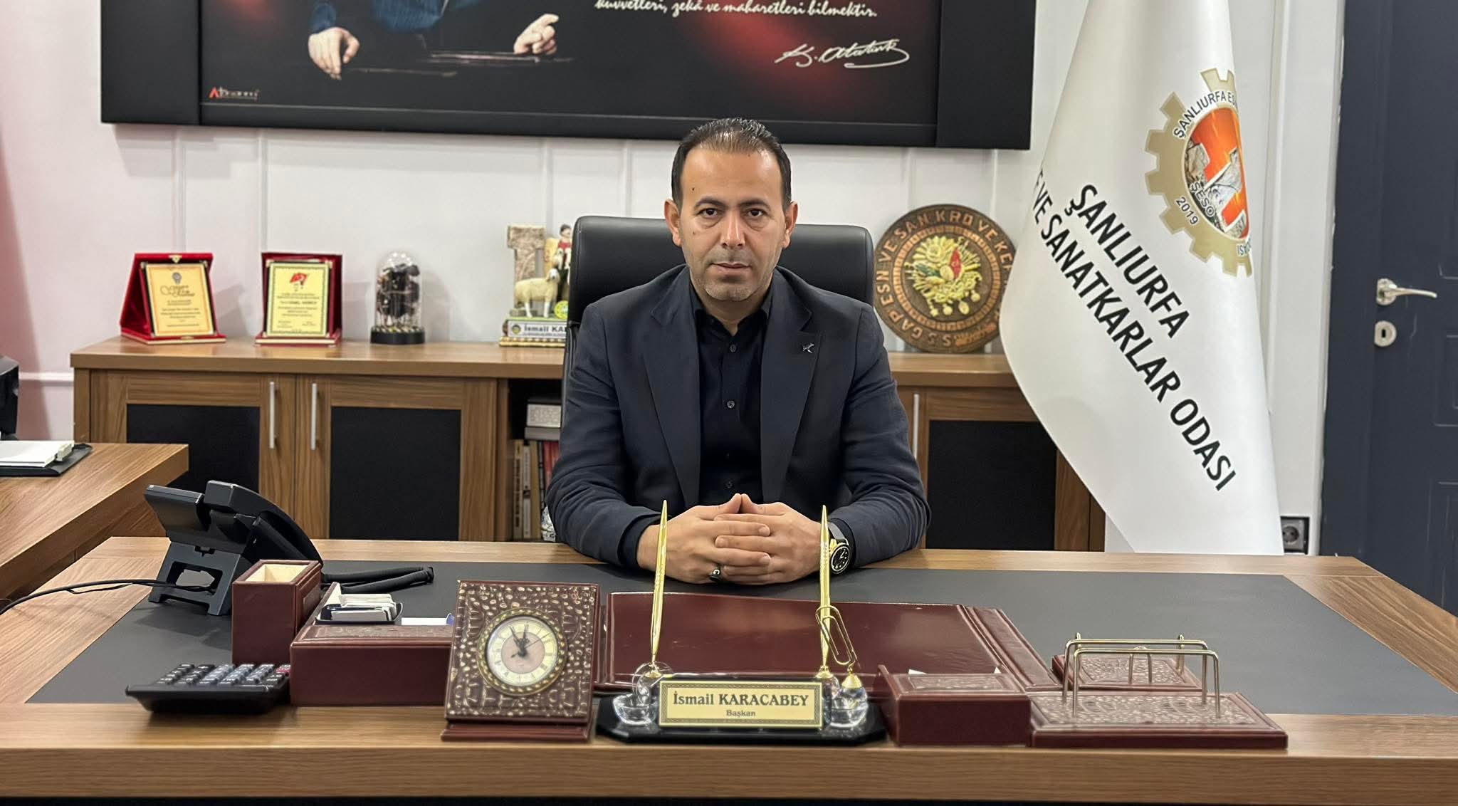 İsmail Karacabey esnaf odaları Birliği başkanı 